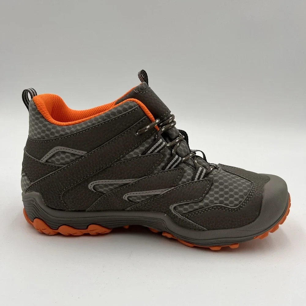 MERRELL‎ Unisex Child Chameleon 7 Hiking Waterproof Shoe Gunsmoke/Ora 4.5 NIB